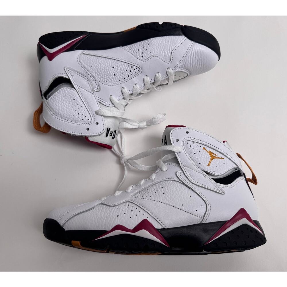 Unisex Nike Air Jordan 7 Cardinal Red and Chutney CU9307-106 Sneakers Size 7